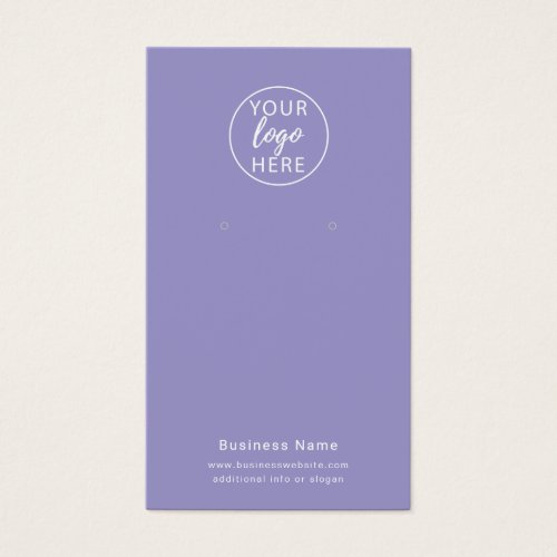 Professional Boutique Marketing Earring Card