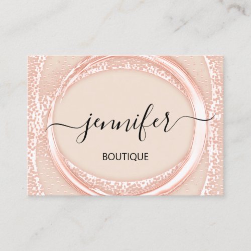 Professional Boutique Shop Beauty Rose Powder Business Card