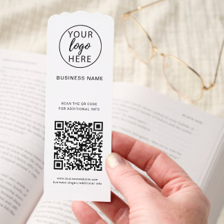 Professional Brand Promotion Custom Logo & Name Bookmarks