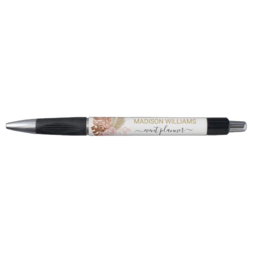 Professional branded business promotional floral pen