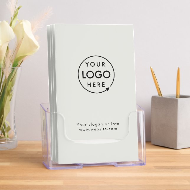 Professional Branded Gray Folded Brochures (Insitu)