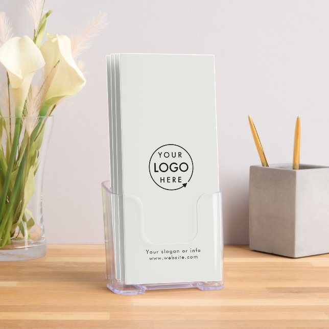 Professional Branded Gray Folded Brochures (Insitu)