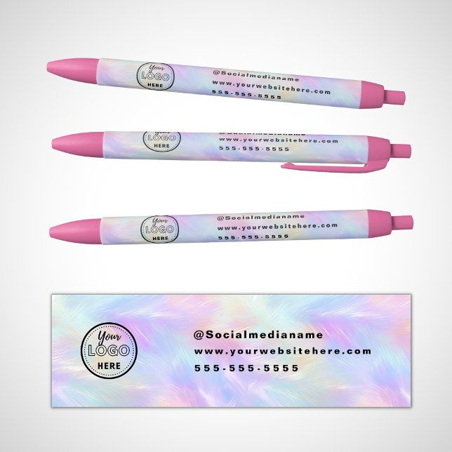 Professional Branding Iridescent Opal Stylish Logo Pen (Creator Uploaded)