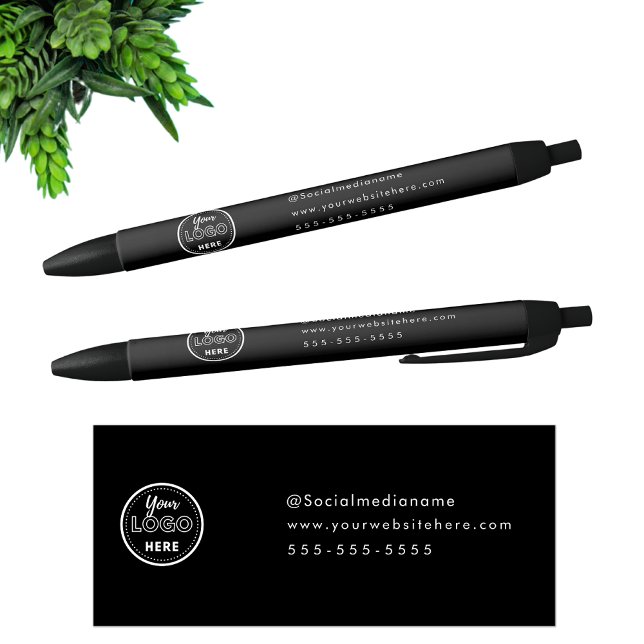 Professional Branding Minimalist Black Logo Pen (Creator Uploaded)