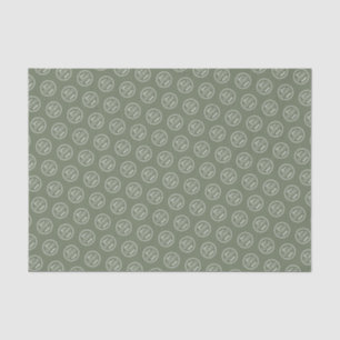 Professional Branding Minimalist Logo Sage Green Tissue Paper