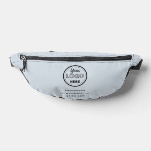 Professional Branding Minimalist Logo Soft Navy Fanny Pack