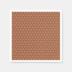 Professional Branding Minimalist Logo Terracotta Napkins