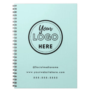 Professional Branding Minimalist Logo Tropical Notebook