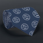 Professional Branding Minimalist Navy Blue Logo Neck Tie<br><div class="desc">Professional Branding Minimalist Navy Blue Logo</div>