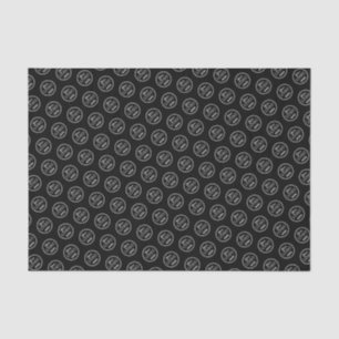Professional Branding Minimalist Promo Logo Black Tissue Paper