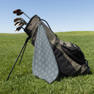 Professional Branding Minimalist Promo Logo Navy Golf Towel