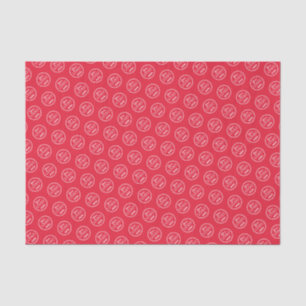 Professional Branding Minimalist Promo Logo Red Tissue Paper