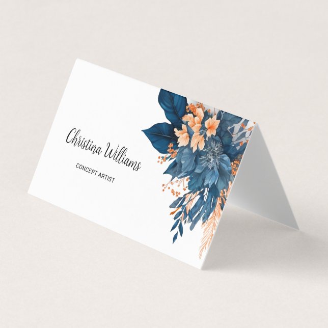 Professional Branding Modern Elegant Marketing Business Card (Front)