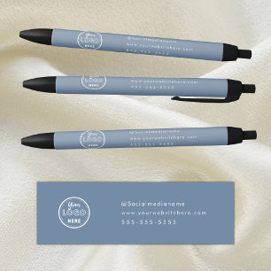 Professional Branding Promotional Logo Periwinkle Pen