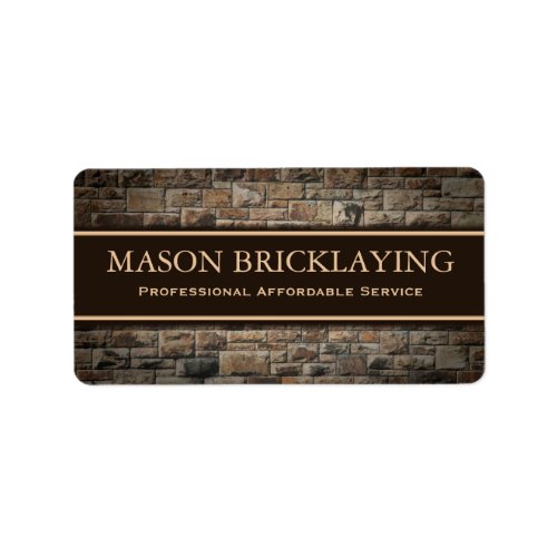 Professional Builder  Bricklaying Business Sticker