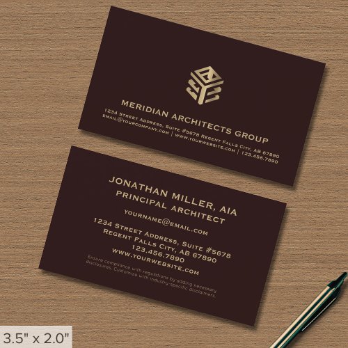 Professional Builder Business Card