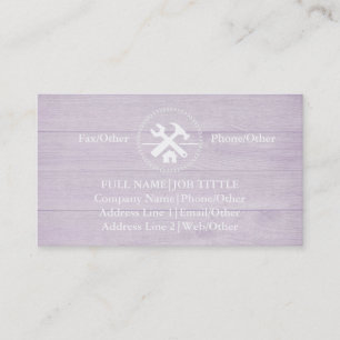 Professional Builder Carpenter Tools Business Card