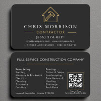Professional Builder & Contractor Business QR Code