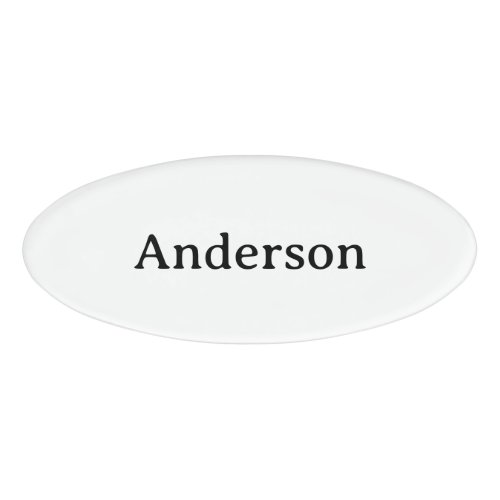 Professional Business 3" x 1.125" Name Tag