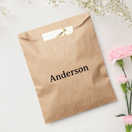 Professional Business 5.75" x 8" Kraft Favor Bag