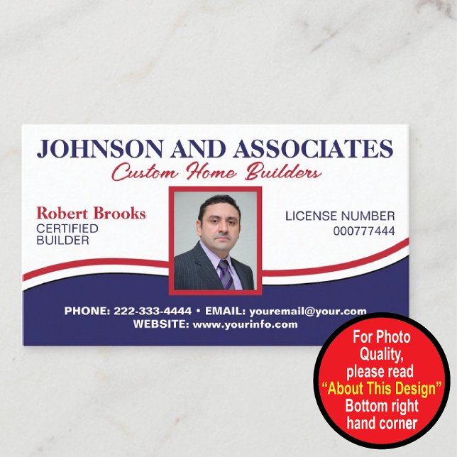 Professional Business and Employee Photo Card (Creator Uploaded)