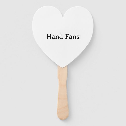 Professional Business Assembled Heart Program Hand Fan