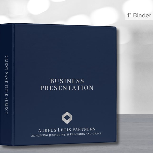 Professional Business Binder Custom Logo (Creator Uploaded)