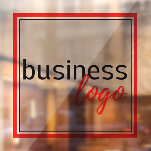 PROFESSIONAL BUSINESS BRANDED CUSTOM COMPANY LOGO WINDOW CLING