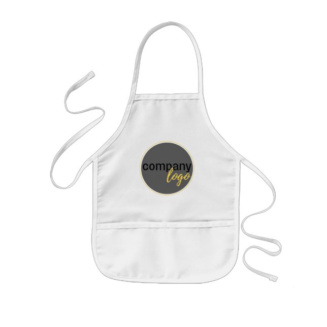 PROFESSIONAL BUSINESS BRANDED CUSTOM LOGO TEMPLATE KIDS' APRON (Front)