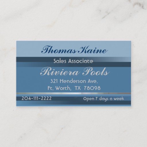 Customizable Professional Business Card