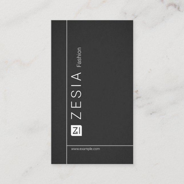 Professional Business Card (Front)