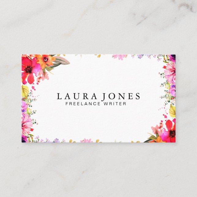 Professional Business Card (Front)