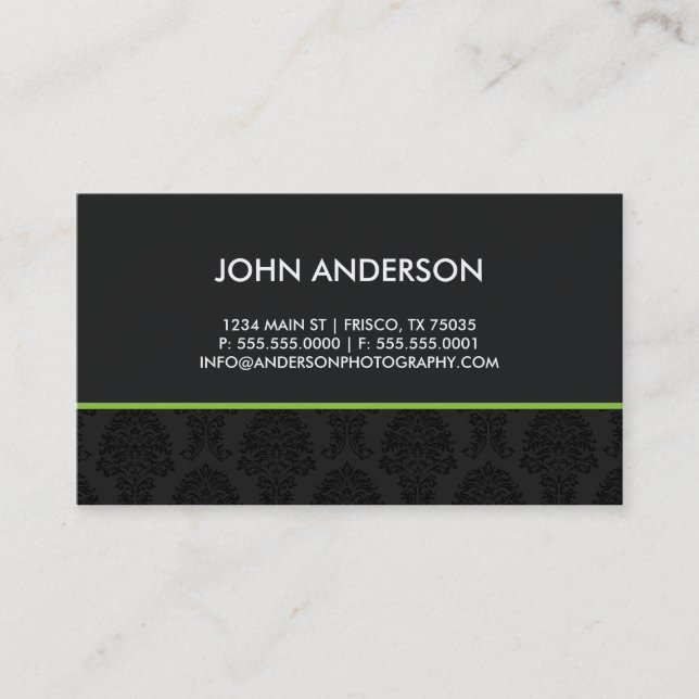 Professional Business Card (Front)