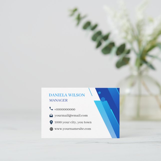 Professional business card (Standing Front)