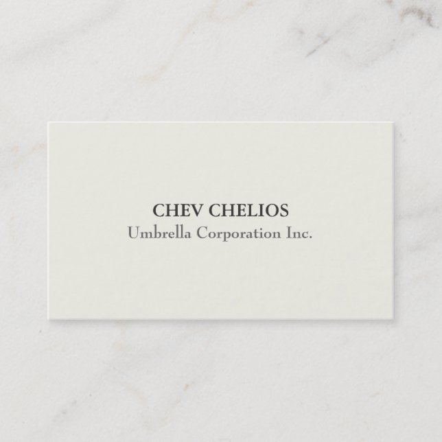 Professional Business Card (Front)