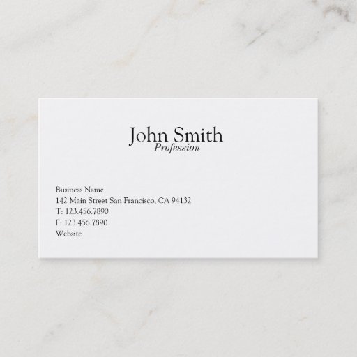 Customizable Professional Business Card