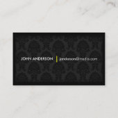 Professional Business Card (Back)