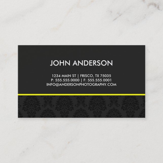 Professional Business Card (Front)
