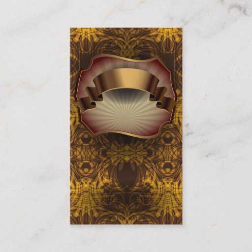 Customizable professional business card