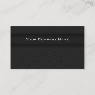 Professional Business Card Black Gray