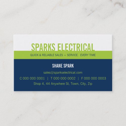 PROFESSIONAL BUSINESS CARD  bold block2 10L