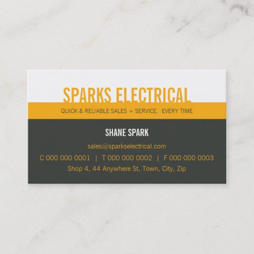 Customizable PROFESSIONAL BUSINESS CARD :: bold block2 1L