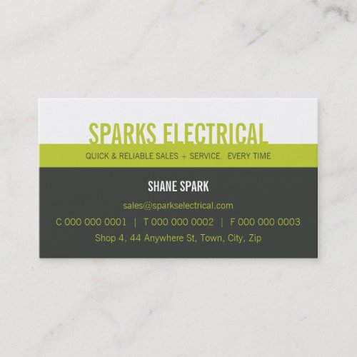 PROFESSIONAL BUSINESS CARD :: bold block2 3L