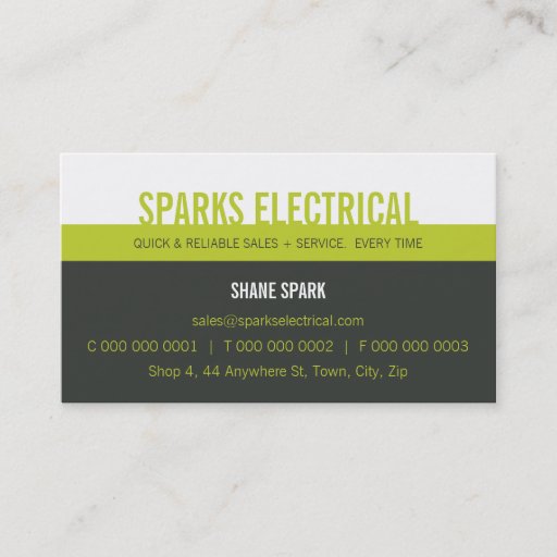 Customizable PROFESSIONAL BUSINESS CARD :: bold block2 3L