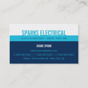 PROFESSIONAL BUSINESS CARD :: bold block2 6L