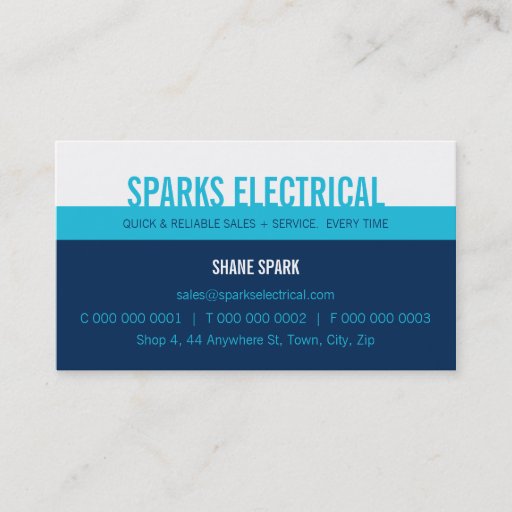 Customizable PROFESSIONAL BUSINESS CARD :: bold block2 6L