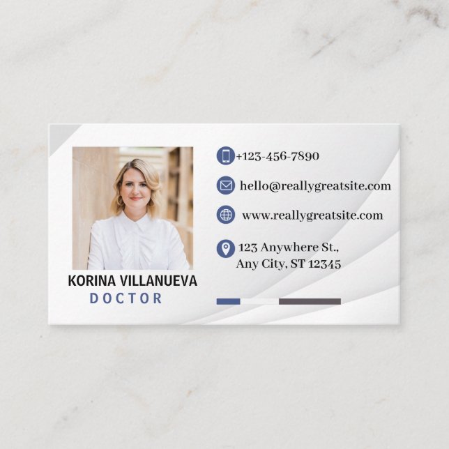 Professional Business Card: Customize Your Design Card (Front)