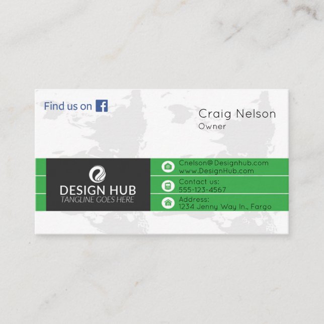 Professional business card design (Front)