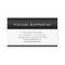 Professional Business Card Financial Planner Gray