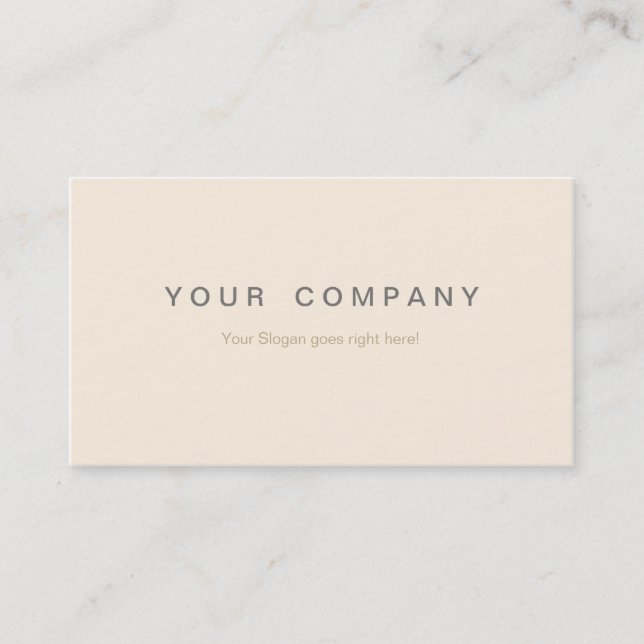 Professional business card peach / gold (Front)